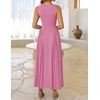image:imageZESICA Womens Summer Sleeveless Square Neck Vacation SundressPink