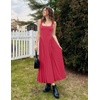 image:imageZESICA Womens Summer Sleeveless Square Neck Vacation SundressWatermelonred