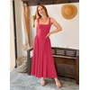 image:imageZESICA Womens Summer Sleeveless Square Neck Vacation SundressWatermelonred