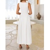 image:imageZESICA Womens Summer Sleeveless Square Neck Vacation SundressWhite