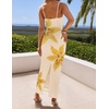 image:imageZESICA Womens Summer Spaghetti Strap Bodycon Beach Vacation Maxi DressesApricot