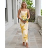 image:imageZESICA Womens Summer Spaghetti Strap Bodycon Beach Vacation Maxi DressesApricot
