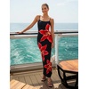 image:imageZESICA Womens Summer Spaghetti Strap Bodycon Beach Vacation Maxi DressesBlack