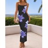 image:imageZESICA Womens Summer Spaghetti Strap Bodycon Beach Vacation Maxi DressesDarkpurple