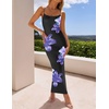 image:imageZESICA Womens Summer Spaghetti Strap Bodycon Beach Vacation Maxi DressesDarkpurple
