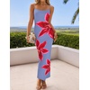 image:imageZESICA Womens Summer Spaghetti Strap Bodycon Beach Vacation Maxi DressesDusty Blue