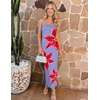 image:imageZESICA Womens Summer Spaghetti Strap Bodycon Beach Vacation Maxi DressesDusty Blue