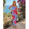 image:imageZESICA Womens Summer Spaghetti Strap Bodycon Beach Vacation Maxi DressesDusty Blue