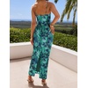 image:imageZESICA Womens Summer Spaghetti Strap Bodycon Beach Vacation Maxi DressesGreen