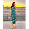 image:imageZESICA Womens Summer Spaghetti Strap Bodycon Beach Vacation Maxi DressesGreen
