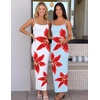 image:imageZESICA Womens Summer Spaghetti Strap Bodycon Beach Vacation Maxi DressesLight Blue