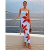 image:imageZESICA Womens Summer Spaghetti Strap Bodycon Beach Vacation Maxi DressesLight Blue