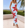 image:imageZESICA Womens Summer Spaghetti Strap Bodycon Beach Vacation Maxi DressesLight Blue