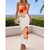 image:imageZESICA Womens Summer Spaghetti Strap Bodycon Beach Vacation Maxi DressesOrange