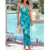 image:imageZESICA Womens Summer Spaghetti Strap Bodycon Beach Vacation Maxi DressesPine Green