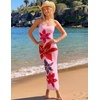 image:imageZESICA Womens Summer Spaghetti Strap Bodycon Beach Vacation Maxi DressesPink