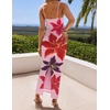 image:imageZESICA Womens Summer Spaghetti Strap Bodycon Beach Vacation Maxi DressesPink