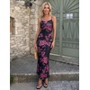 image:imageZESICA Womens Summer Spaghetti Strap Bodycon Beach Vacation Maxi DressesPink Black