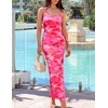 image:imageZESICA Womens Summer Spaghetti Strap Bodycon Beach Vacation Maxi DressesRose