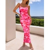 image:imageZESICA Womens Summer Spaghetti Strap Bodycon Beach Vacation Maxi DressesRose