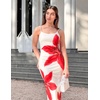 image:imageZESICA Womens Summer Spaghetti Strap Bodycon Beach Vacation Maxi DressesWhite