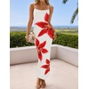 image:imageZESICA Womens Summer Spaghetti Strap Bodycon Beach Vacation Maxi DressesWhite