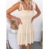 image:imageZESICA Womens Summer Spaghetti Strap Sleeveless Mini DressApricot