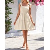 image:imageZESICA Womens Summer Spaghetti Strap Sleeveless Mini DressApricot