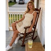 image:imageZESICA Womens Summer Spaghetti Strap Sleeveless Mini DressApricot