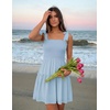image:imageZESICA Womens Summer Spaghetti Strap Sleeveless Mini DressLightblue