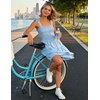 image:imageZESICA Womens Summer Spaghetti Strap Sleeveless Mini DressLightblue