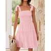 image:imageZESICA Womens Summer Spaghetti Strap Sleeveless Mini DressPink