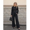 image:imageZESICA Womens Two Piece Suits Sets Casual Business Pants OutfitsDim