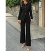 image:imageZESICA Womens Two Piece Suits Sets Casual Business Pants OutfitsDim
