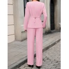 image:imageZESICA Womens Two Piece Suits Sets Casual Business Pants OutfitsPink