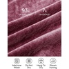image:imageZESICA Womens Winter Velvet Long Puff Sleeve Maxi DressMauve