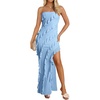 image:imageZESICA Womens 2026 Strapless Cocktail Party Bodycon Maxi DressBlue