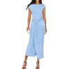 image:imageZESICA Womens Summer Cap Sleeve Wedding Guest Cocktail Midi DressSky