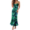 image:imageZESICA Womens Summer Floral Sleeveless Bodycon Maxi DressGreen