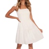 image:imageZESICA Womens Summer Spaghetti Strap Sleeveless Mini DressIvory