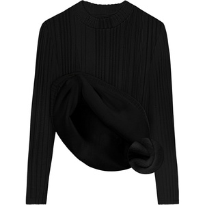 image:imageZESICA Womens Fleece Sherpa Lined Tops Fall Winter SweatersBlack