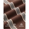 image:imageZESICA Womens Striped Fall Long Sleeve Cute Shirt Dressy Work Going Out TopBrown