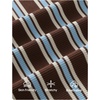image:imageZESICA Womens Striped Fall Long Sleeve Cute Shirt Dressy Work Going Out TopBrown Blue