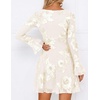 image:imageZESICA Womens 2026 Fall Floral Wedding Guest Cocktail Mini DressApricot