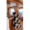 image:imageZESICA Womens 2026 Fall Floral Wedding Guest Cocktail Mini DressBlack