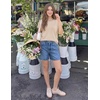 image:imageZESICA Womens Summer Wool Blend Short Sleeve Sweater TopsApricot