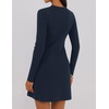image:imageZESICA Womens 2026 Fall Winter Long Sleeve Work Office Sweater DressesNavy