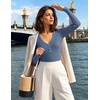 image:imageZESICA Fall Long Sleeve Henley Shirts for Women Dressy Casual 2026Dusty Blue