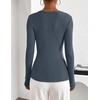image:imageZESICA Fall Long Sleeve Henley Shirts for Women Dressy Casual 2026Dusty Blue