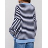 image:imageZESICA Oversized Sweaters for Women 2026 Fall Trendy Pullover TopsNavy Stripe